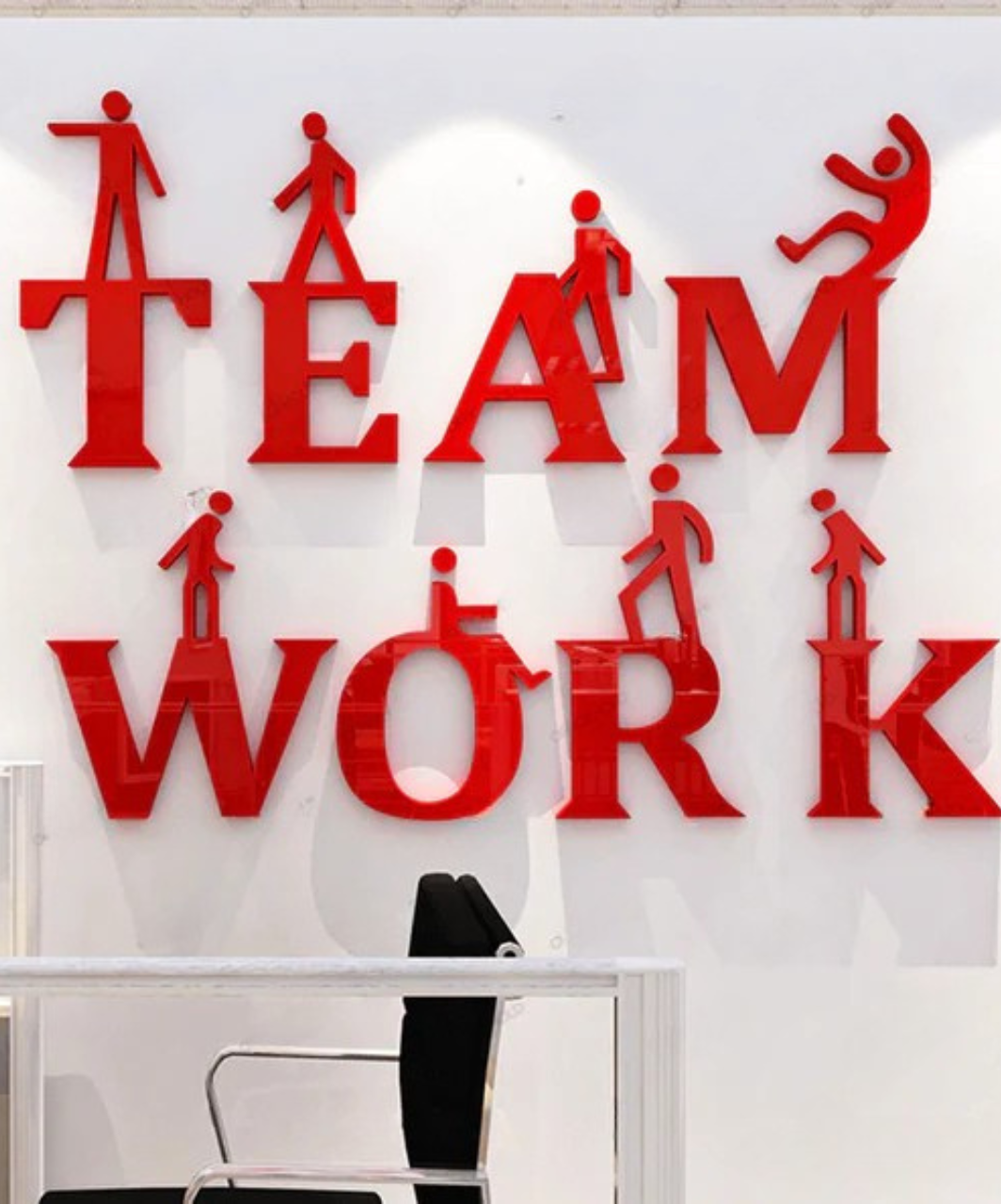 Teamwork 3D Creative Office Decor (tw01) - Wall Decorations
