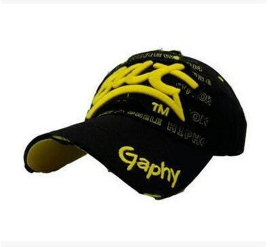 New bat outdoor hip-hop baseball cap, male duck tongue sunshade hat, Korean version.