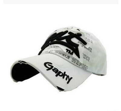 New bat outdoor hip-hop baseball cap, male duck tongue sunshade hat, Korean version.