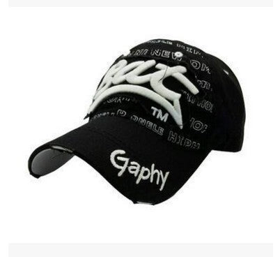 New bat outdoor hip-hop baseball cap, male duck tongue sunshade hat, Korean version.