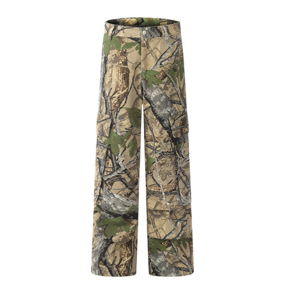 Jungle Camouflage Cargo Pants Men Fashion Brands Niche