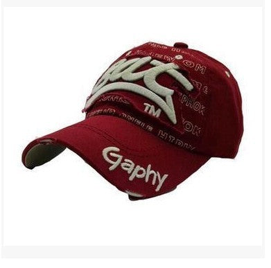 New bat outdoor hip-hop baseball cap, male duck tongue sunshade hat, Korean version.