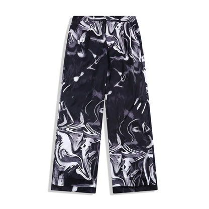 Tie Dye Pants Men's Loose Street Straight