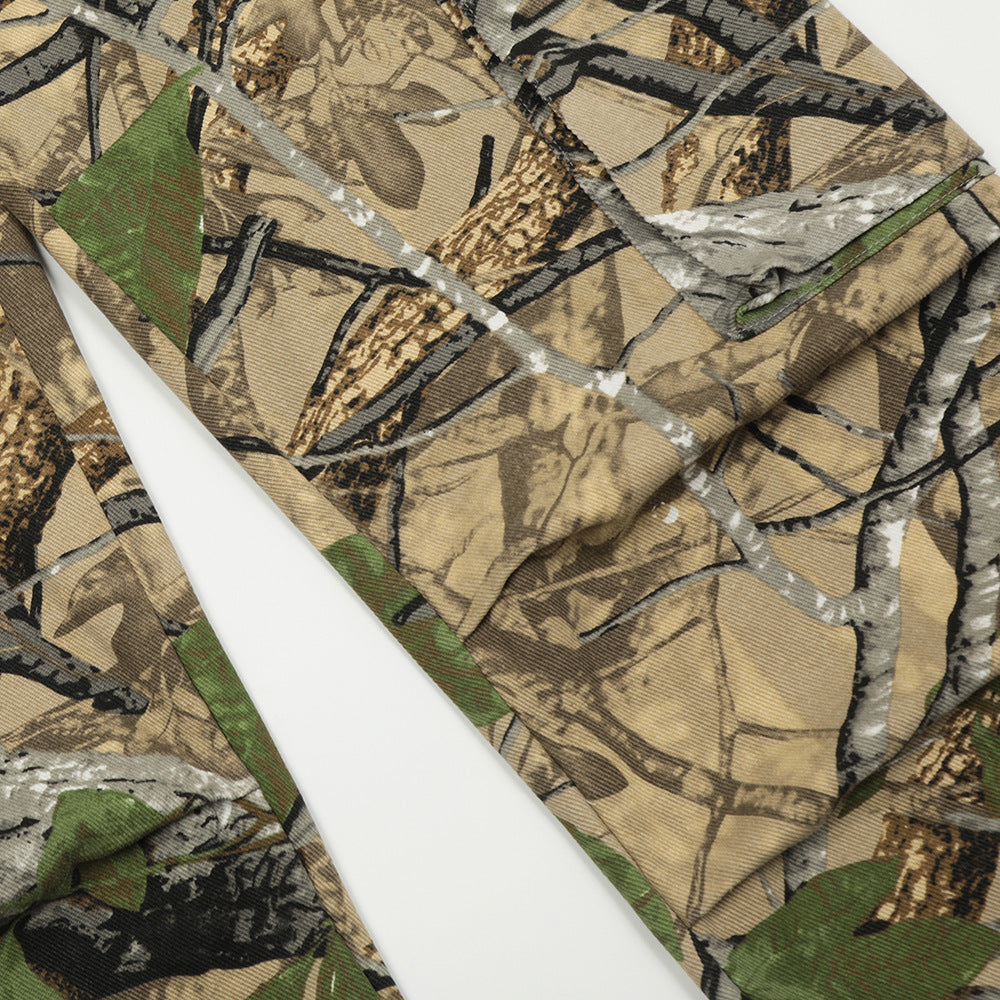 Jungle Camouflage Cargo Pants Men Fashion Brands Niche