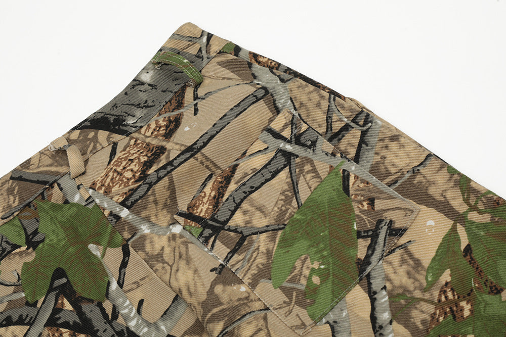 Jungle Camouflage Cargo Pants Men Fashion Brands Niche