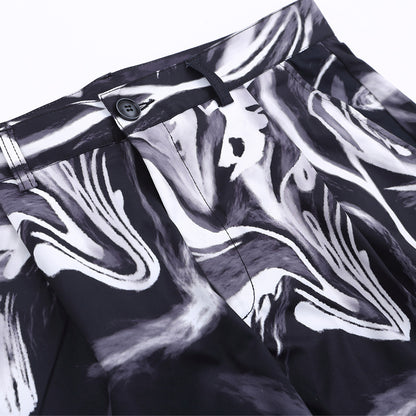 Tie Dye Pants Men's Loose Street Straight