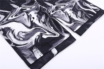 Tie Dye Pants Men's Loose Street Straight